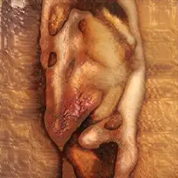 AI Generated Nude Portrait #7, frame 165, by Robbie Barrat